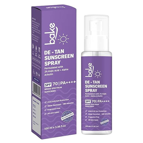 Bake Spf 70 Sunscreen Spray Pa++++